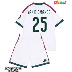 Real Madrid Yan Diomande #25 Dětské Domácí dres komplet 2026-27 Krátký Rukáv (+ trenýrky)